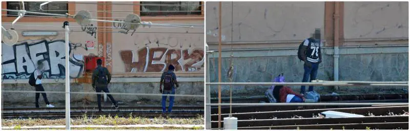 I migranti dormono sui binari. Ecco il degrado nella stazione