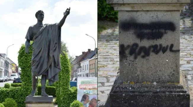 Persino Giulio Cesare il "democratico" vittima di chi devasta la storia e le statue