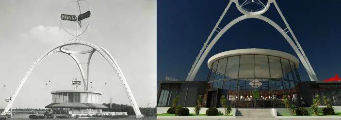 Autogrill ricostruisce la storica piramide di Villoresi Ovest