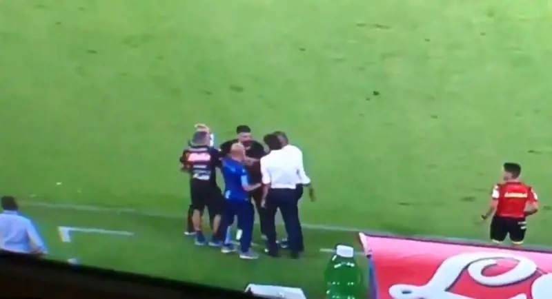 "Terrone di m...", scintille a fine partita tra Gattuso e la panchina della Lazio