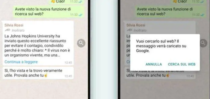 WhatsApp, ecco a cosa serve la nuova icona accanto ai messaggi
