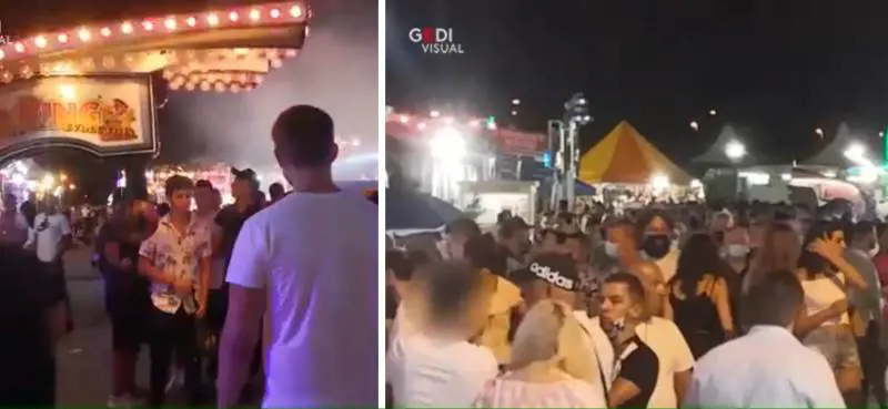 Folla e assembramenti alla Festa dell'Unità "Ma lì non c'è il Covid?"