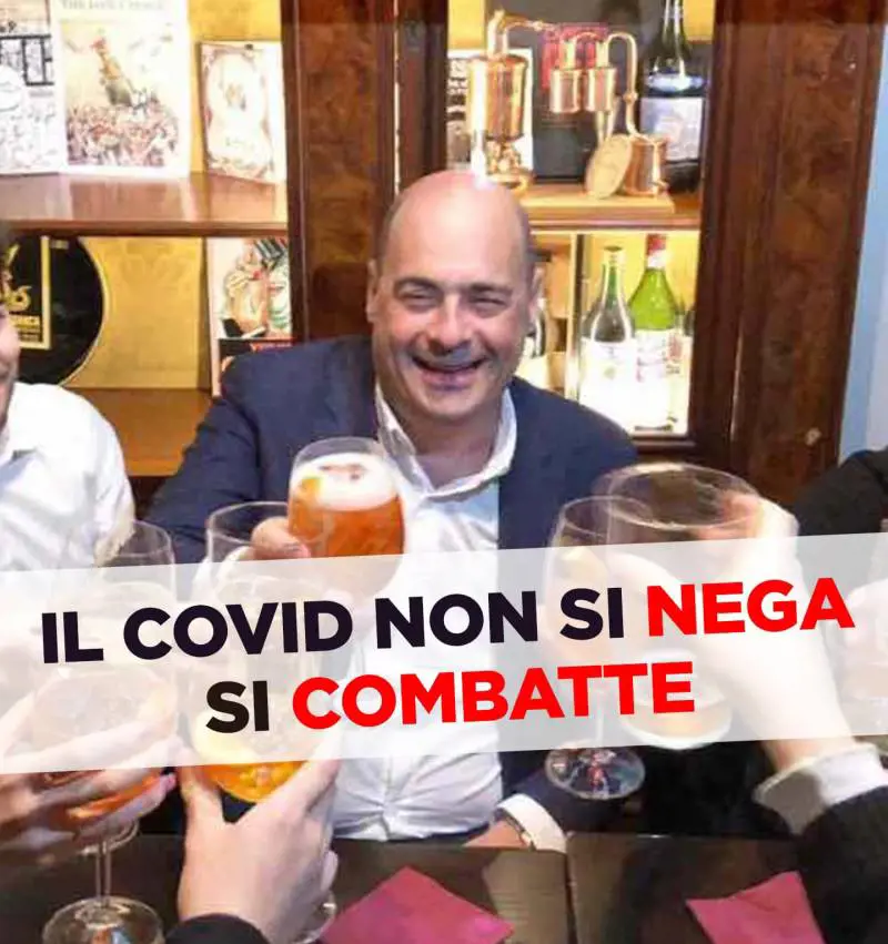 La Meloni ora demolisce Zingaretti con una foto