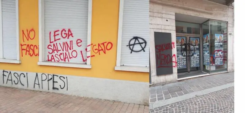 Assalto alla sede del Carroccio: ​"Lega Salvini e lascialo legato"