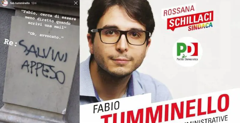 Il post choc: "Salvini appeso". È bufera sul candidato del Pd