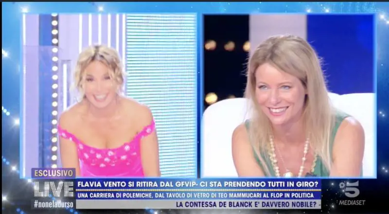 Flavia Vento fa mea culpa. Ma è troppo tardi