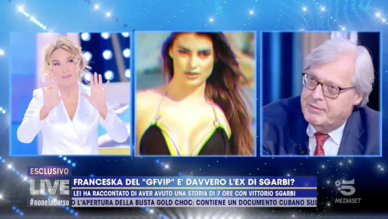 Sgarbi smaschera Franceska Pepe: "Ecco cosa è successo dietro al quadro"