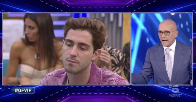 Gf Vip, ironia su Gabriel Garko: Signorini riprende i concorrenti, Zorzi minaccia l'uscita poi chiede scusa