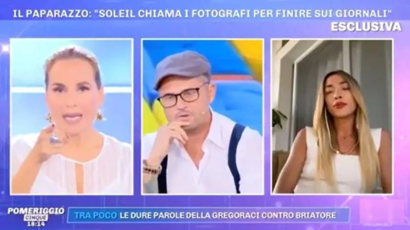 Barbara d'Urso asfalta Soleil Sorge in diretta: "Qui decido io"