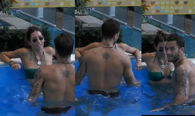 Bagno hot al Gf Vip, la Gregoraci e Pierpaolo senza microfoni si lasciano andare