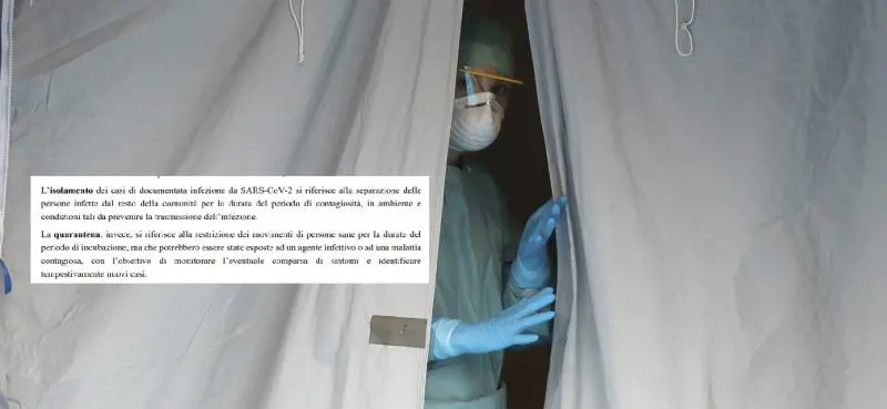 Quarantena, isolamento e test: cosa dice la circolare del ministero