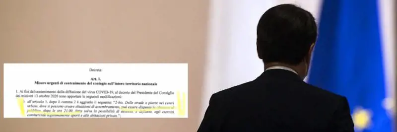 Giallo sulla parola cancellata: il dietrofront di Conte nel Dpcm
