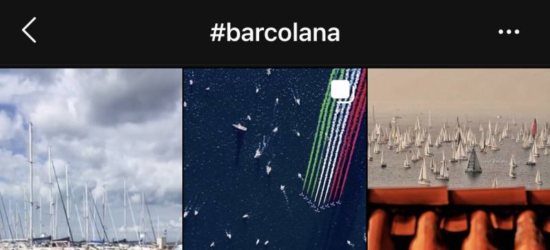Hashtag "Barcolana"
