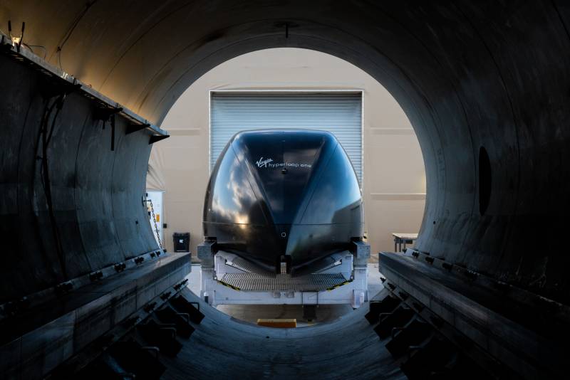 Treno "Pegaso" di Virgin Hyperloop