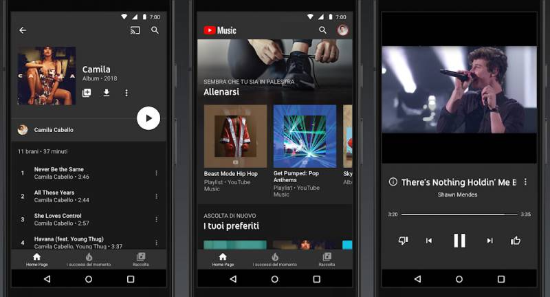 YouTube Music: le applicazioni mobile