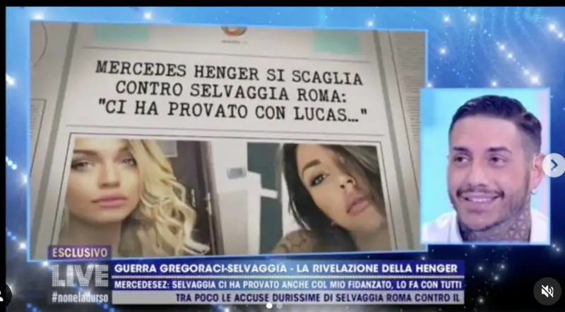 Le bugie di Selvaggia Roma? “Ci ha provato anche con il fidanzato di Henger”