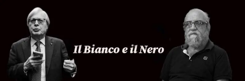 Il Bianco e il Nero, Sgarbi: "Vietare lo sci è una bestemmia". Covatta: "Mi fido dei medici"