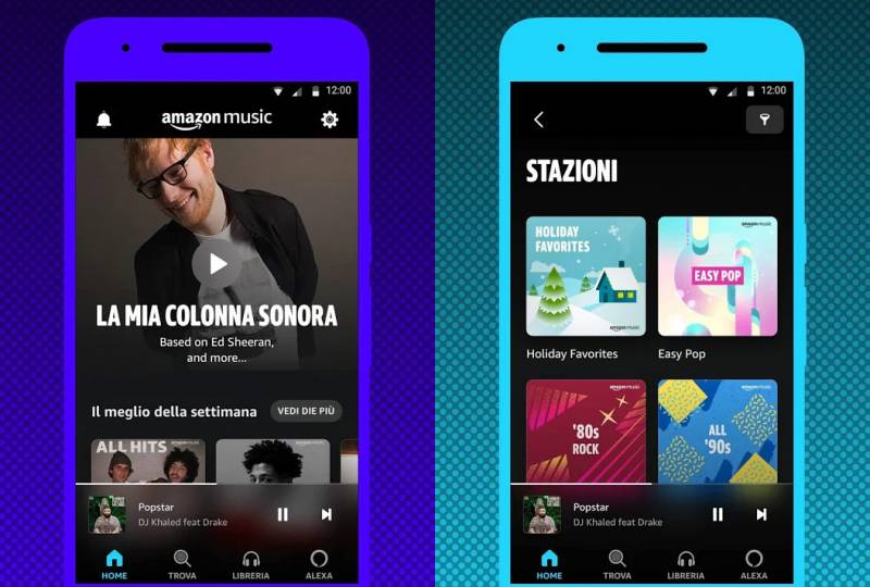 Amazon Music Unlimited: l'applicazione mobile