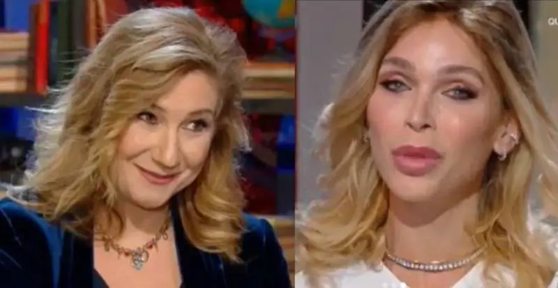 Lite in diretta tra la conduttrice e Vittoria Schisano: "Tutto questo mi disturba"
