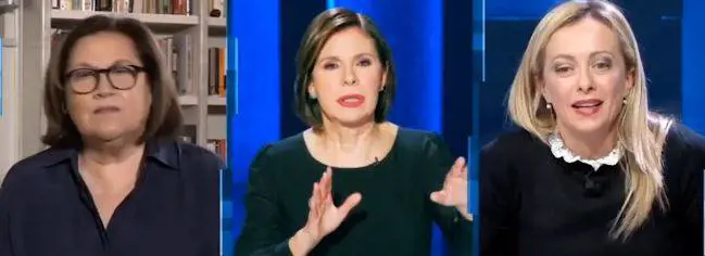 L'ira della Meloni in tv: "Ma mi fate rispondere?" E minaccia di andar via