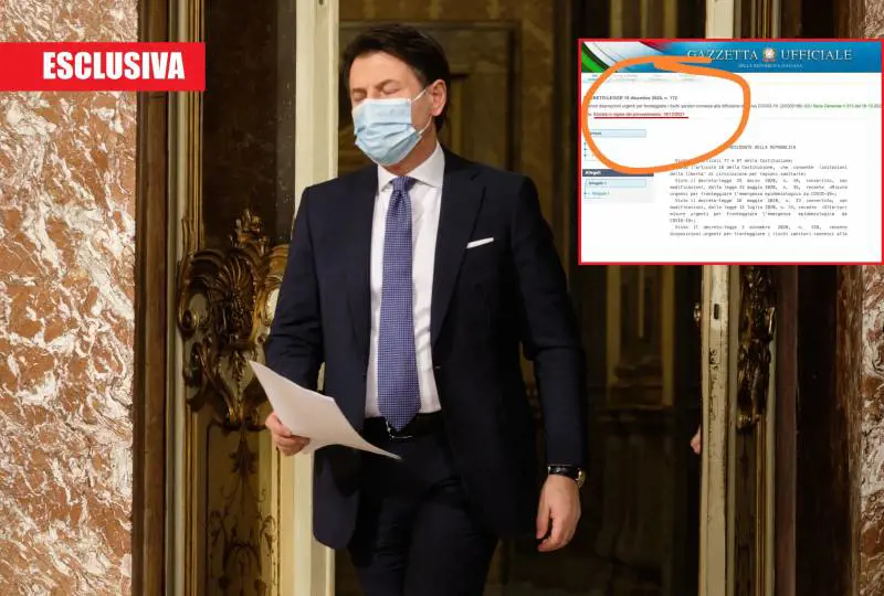 Clamorosa gaffe sul decreto Stop sul Natale? Nel 2021...