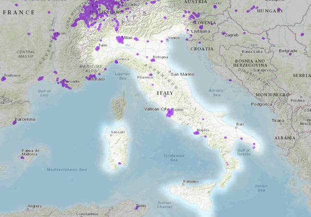 nPerf: la mappa del 5G in Italia