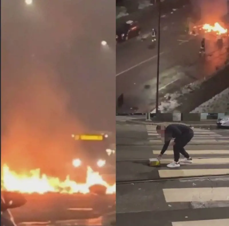 Spari in strada e petardi sui binari dei tram: Capodanno di follia a Milano