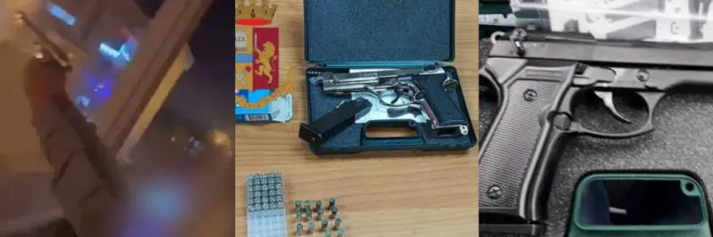 Capodanno, bimbo impugna una pistola e festeggia sparando