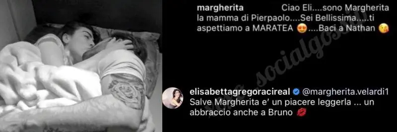 La madre di Pierpaolo non approva il feeling con la Salemi e “flirta” sui social con la Gregoraci
