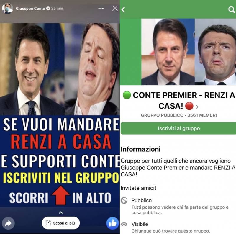 Conte premier Renzi a Casa, storia Conte