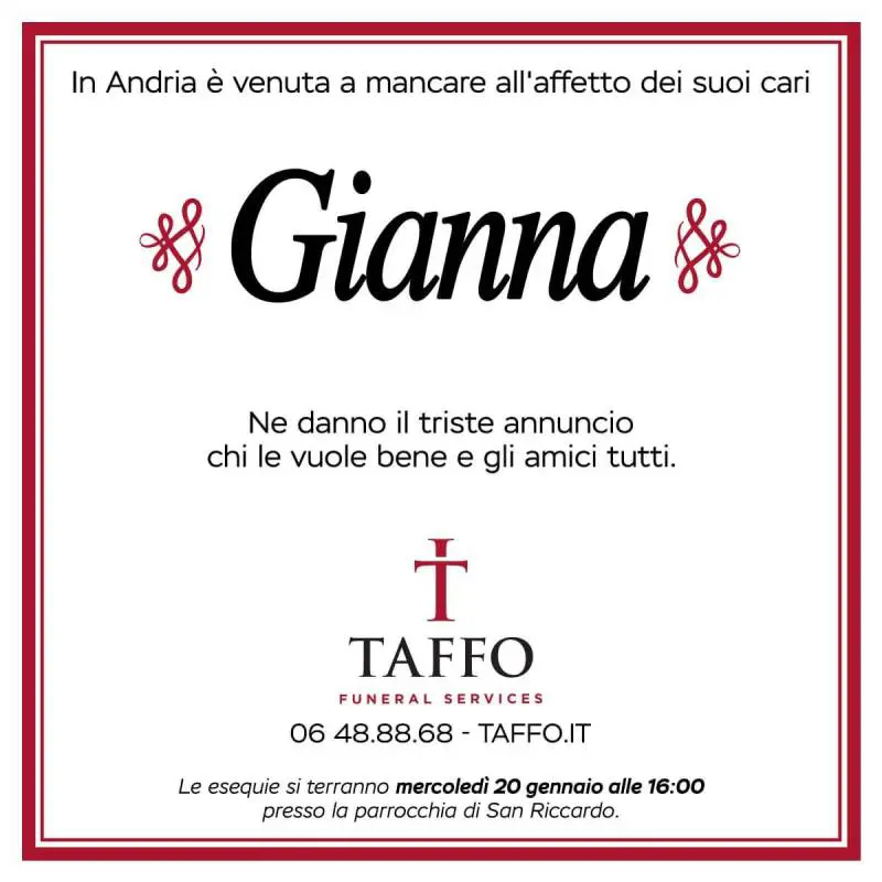 Quel manifesto funebre che scatena la polemica
