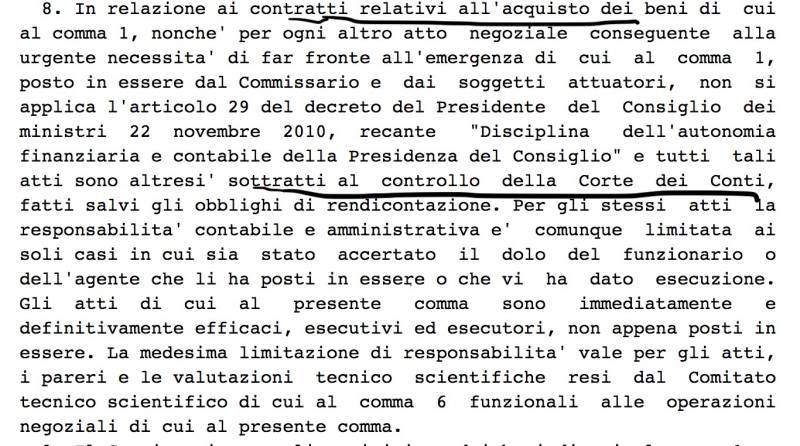 art 122 decreto cura italia