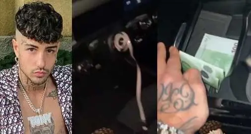 Sfondano i vetri dell'auto di Tony Effe e gli rubano il volante. Ma i ladri dimenticano i contanti