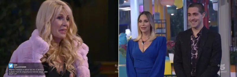 Gf Vip, Maria Teresa Ruta torna e si scontra: "Sì, mi sono sentita tradita da voi"