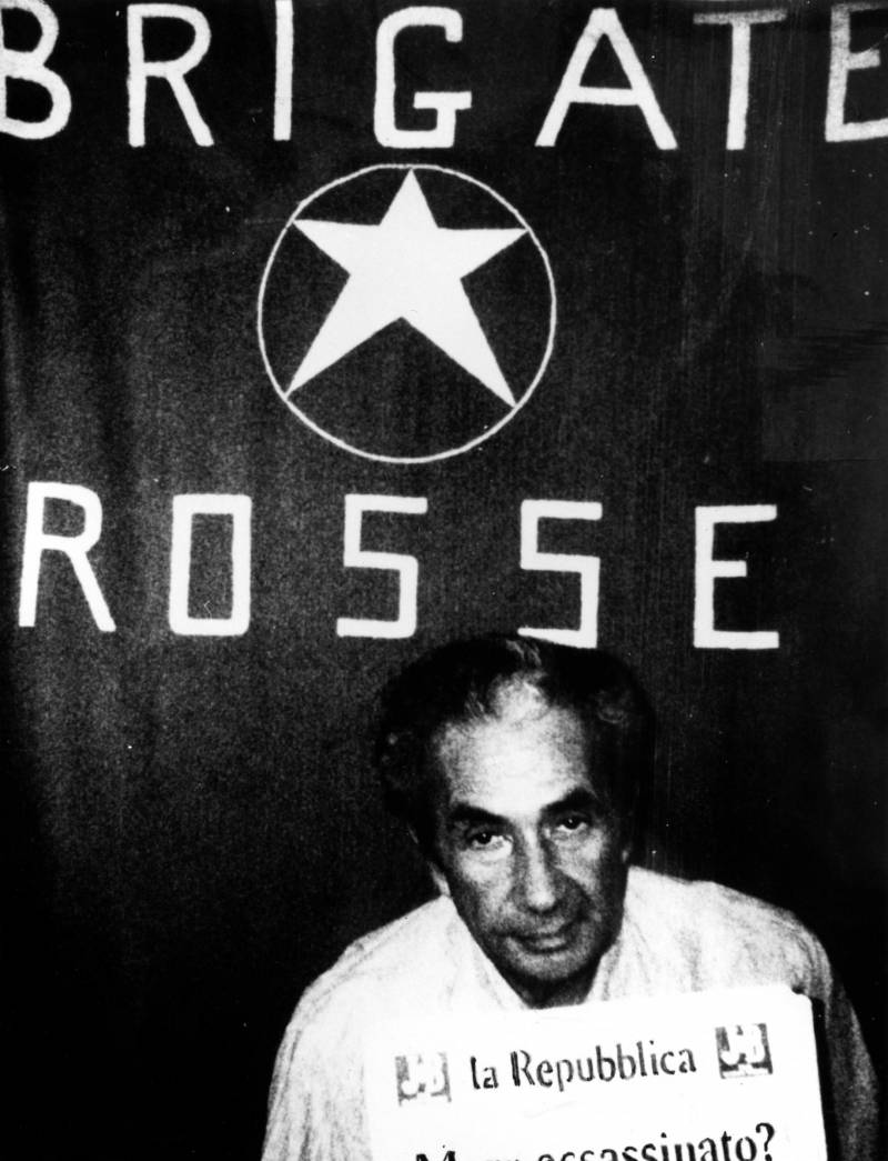 Aldo Moro sotto sequestro delle Brigate Rosse