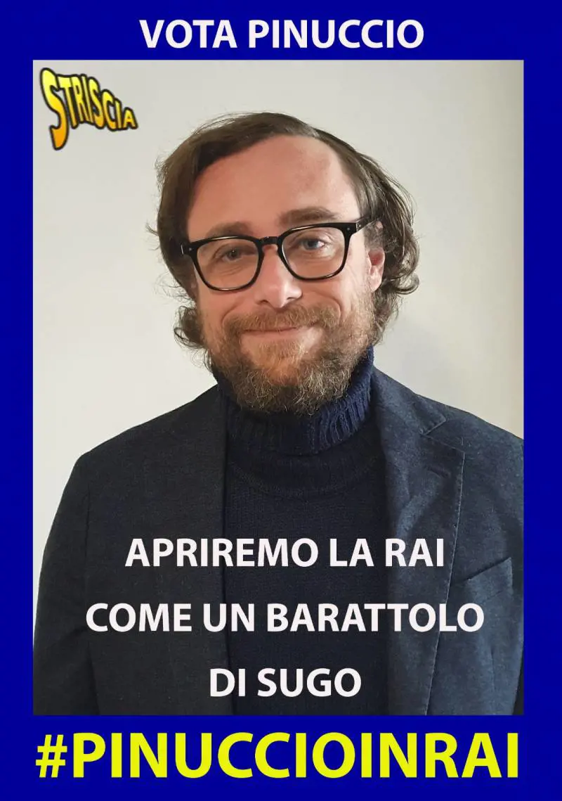 Pinuccio di Striscia la notizia si candida nel Cda Rai: inizia il valzer delle nomine