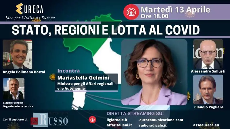 Stato, Regioni e lotta al Covid . La diretta con Sallusti e Gelmini