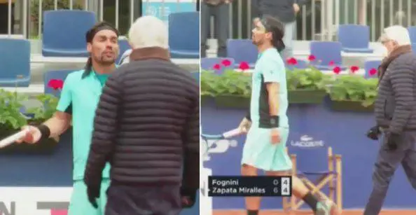Fognini sbrocca a Barcellona: finisce malissimo