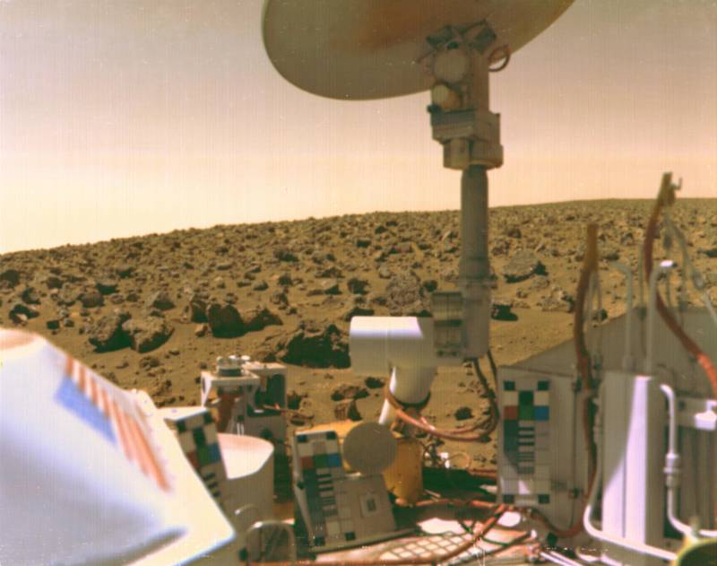 Superficie di Marte dal rover Viking 2
