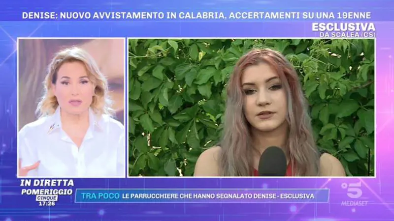 La "Denise calabrese" va in tv: "Fatemi il test del Dna”