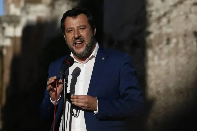 Il leader della Lega Matteo Salvini