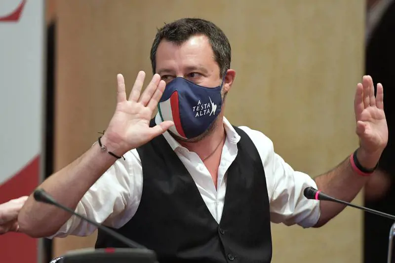 Il leader della Lega Matteo Salvini
