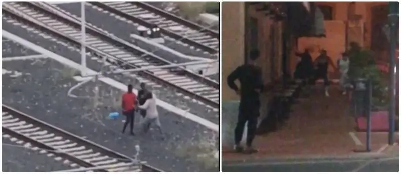 A Ventimiglia il "ring" degli immigrati: pugni, botte e insulti 
