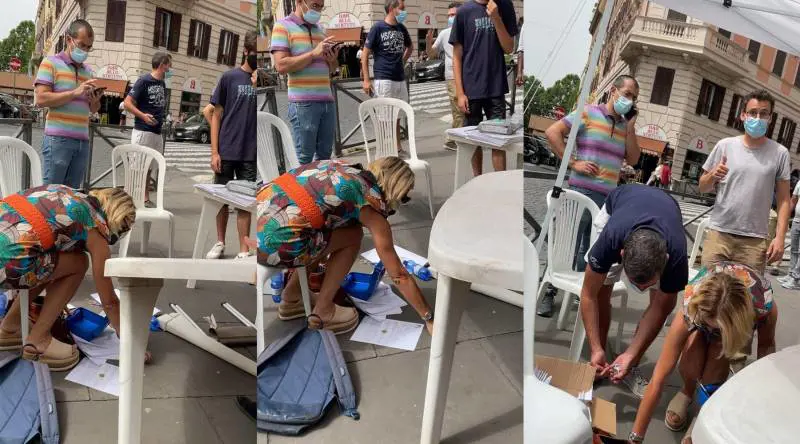 Okkupanti al voto per le primarie. E al gazebo dem finisce in rissa