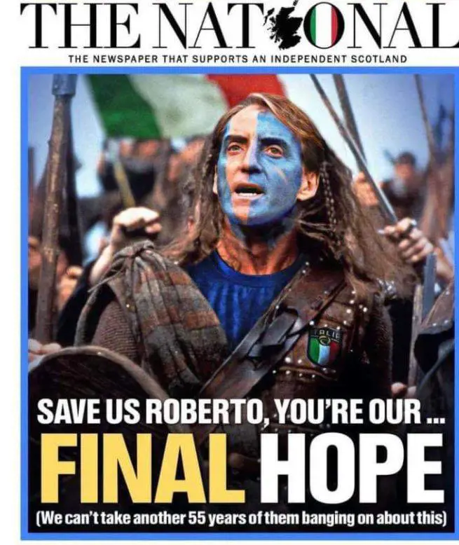 L'urlo scozzese: "Salvaci tu...". Cosa c'è dietro questa foto