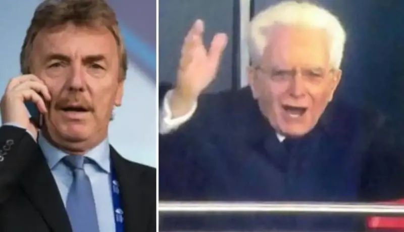 La frase di Boniek a Mattarella: "Presidente, poi 1-1..."