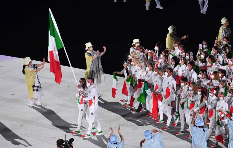 Italia apertura Giochi olimpici Tokyo