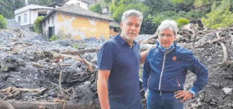 Clooney azzecca il tempo anche con il maltempo