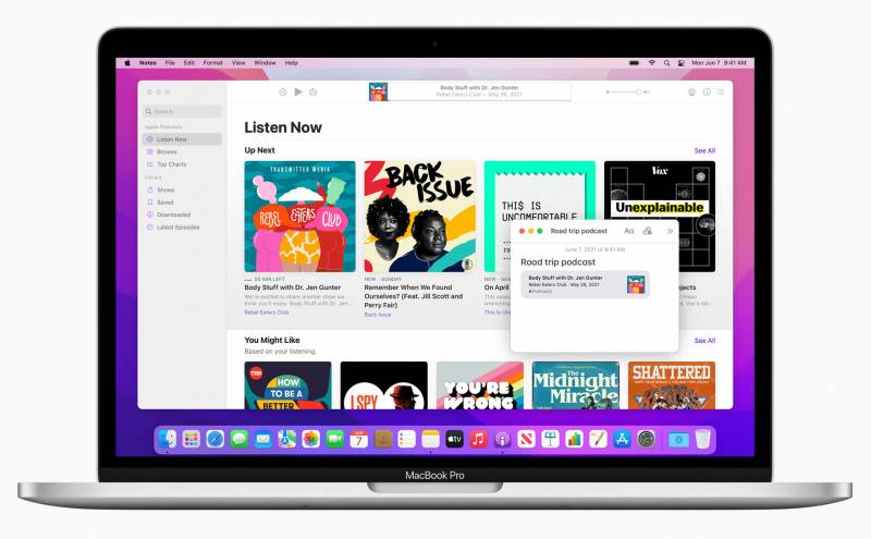 Apple macOS Monterey Note rapide