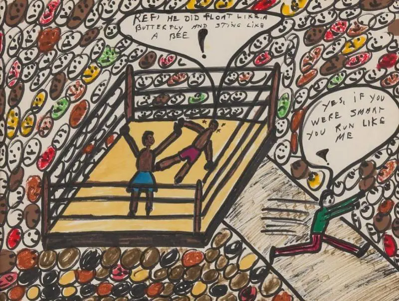 Un milione di dollari per i disegni del pugile Ali